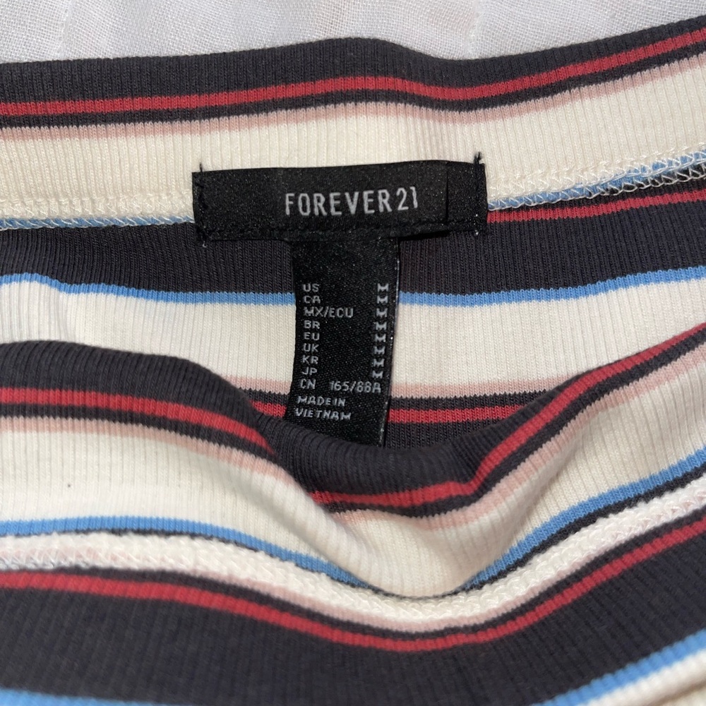 Tube top stripped & multicolored